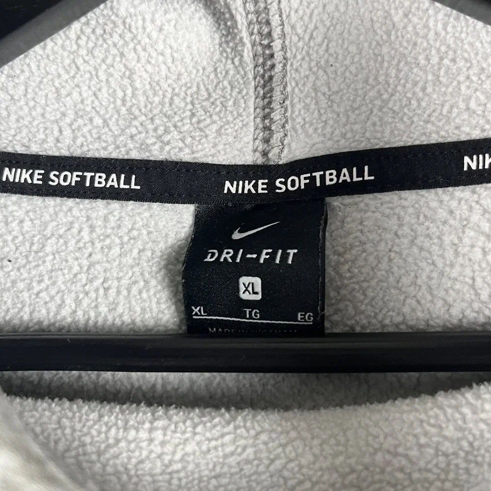 Nike Women's Grey Softball Fleece Hoodie XL
